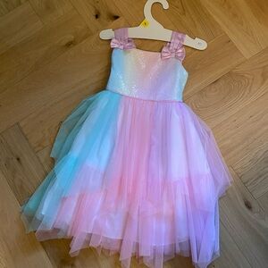 Jona Michelle Pink, Blue, Purple Formal Kids Dress